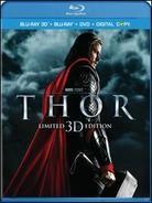 Thor (2011) (Blu-ray 3D (+2D) + Blu-ray + DVD)