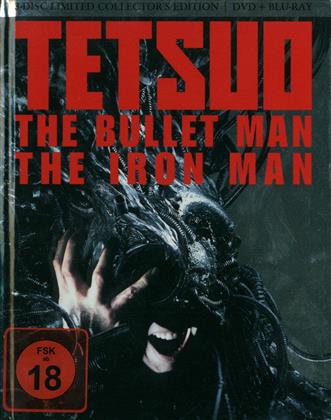 Tetsuo - The Bullet Man (2009) (Limited Collector's Edition, Mediabook, Blu-ray + 2 DVDs)