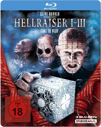 Hellraiser 1-3 (Steelbook, 3 Blu-ray)