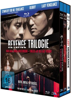 Revenge Trilogie - Sympathy for Mr. Vengeance / Old Boy / Lady Vengeance (3 Blu-rays)