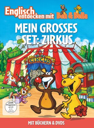 Mein Grosses Set: Zirkus - Englisch entdecken mit Ben & Bella (2 DVDs + Book)