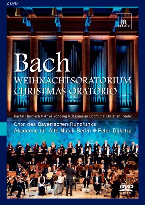 Akademie für Alte Musik Berlin Akamus, Peter Dijkstra & Rachel Harnisch - Bach - Christmas Oratorio (BR Klassik, 2 DVDs)
