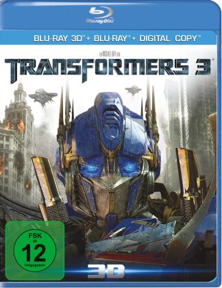 Transformers 3 - (Limited Edition Real 3D + 2D + Bonus Blu-ray) (2011)