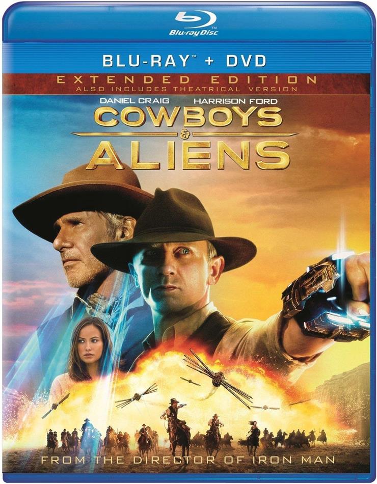 Cowboys & Aliens (2011) (Unrated, Blu-ray + DVD)
