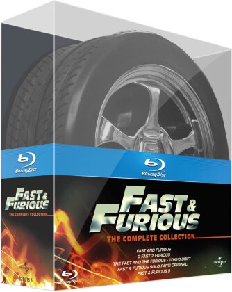 Fast & Furious 1 - 5 (Limited Collector's Edition, 5 Blu-rays)