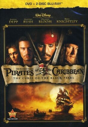 Pirates of the Caribbean - The Curse of the Black Pearl (2003) (2 Blu-rays + DVD)