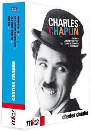 Charlie Chaplin - The kid / La ruée vers l'or / Les temps modernes / Le dictateur (s/w, 4 DVDs)