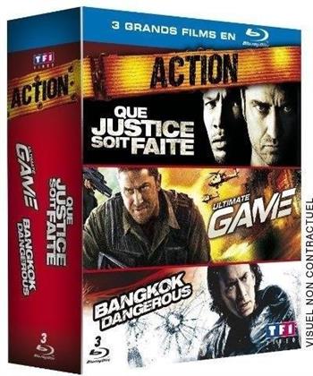 Action - Que justice soit faite / Ultimate Game / Bangkok Dangerous (3 Blu-rays)