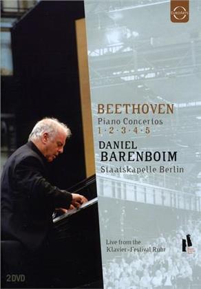 Staatskapelle Berlin, Daniel Barenboim & Ludwig van Beethoven (1770-1827) - Beethoven - Piano Concertos Nos. 1-5 (Euro Arts, 2 DVDs)