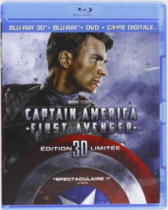 Captain America - First Avenger (2011) (Blu-ray 3D (+2D) + DVD)