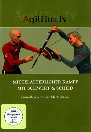 Mittelalterlicher Kampf mit Schwert & Schild