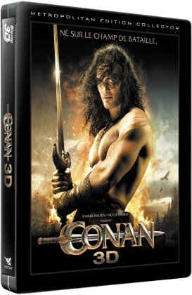 Conan - Conan the Barbarian (2011) (Steelbook, Blu-ray 3D (+2D) + DVD)