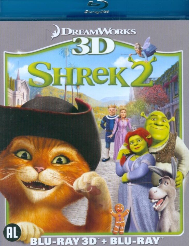 Shrek 2 (2004) (Blu-ray 3D + Blu-ray)