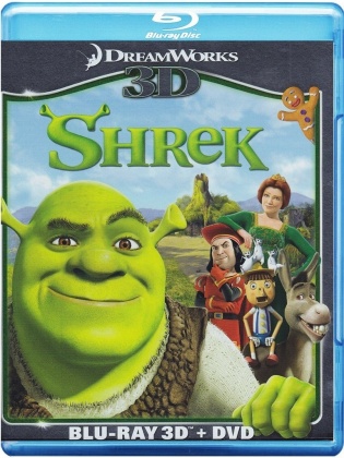Shrek (2001) (Blu-ray 3D + DVD)