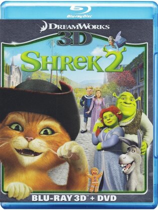 Shrek 2 (2004) (Blu-ray 3D + DVD)