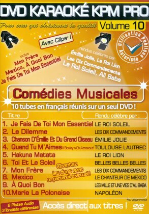 Karaoke - KPM Pro Vol. 10 - Comédies Musicales