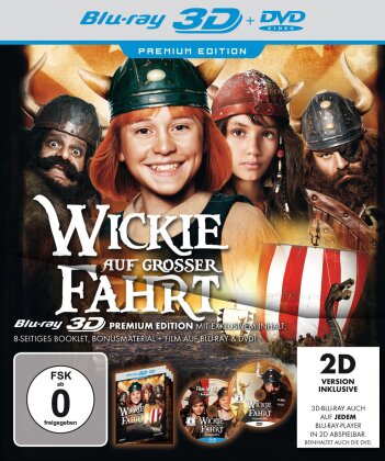 Wickie auf grosser Fahrt (2011) (Edizione Premium, Blu-ray 3D + Blu-ray + DVD)