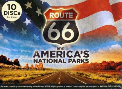 Route 66 and America's National Parks (Deluxe Edition, 9 DVDs + CD)