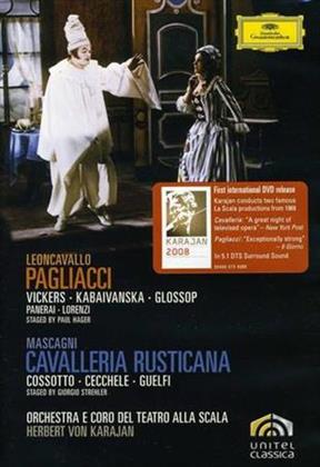 Orchestra of the Teatro alla Scala, Herbert von Karajan, Raina Kabaivanska, … - Leoncavallo - I Pagliacci / Mascagni - Cavalleria Rusticana (Deutsche Grammophon)