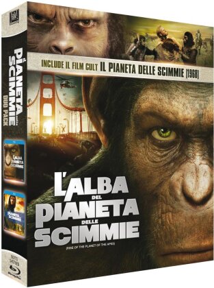 L'alba del pianeta delle scimmie / Il Pianeta delle Scimmie (2 Blu-rays)