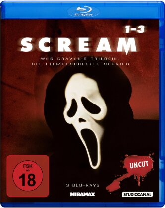 Scream Trilogy (Uncut, 3 Blu-rays)