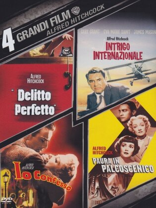 4 Grandi Film - Alfred Hitchcock - Delitto perfetto / Intrigo Internazionale / Io confesso / Paura in... (4 DVD)