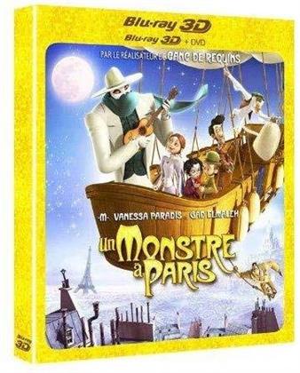 Un monstre à Paris (2011) (Blu-ray 3D (+2D) + DVD)