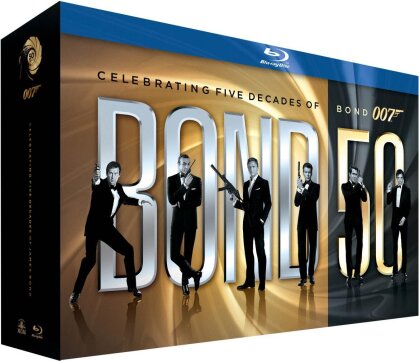 James Bond Collection - Jubiläumscollection '50 Jahre Bond' (23 Blu-rays)