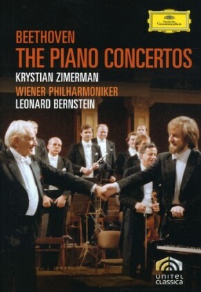 Wiener Philharmoniker, Leonard Bernstein (1918-1990) & Krystian Zimerman - Beethoven - Piano Concertos Nos. 1-5 (Deutsche Grammophon, Unitel Classica, 2 DVD)