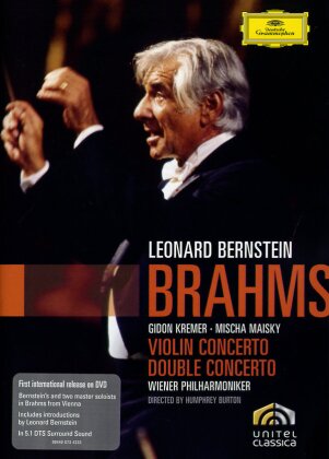 Wiener Philharmoniker, Leonard Bernstein (1918-1990) & Gidon Kremer - Brahms - Violin Concerto & Double Concerto (Deutsche Grammophon, Unitel Classica)