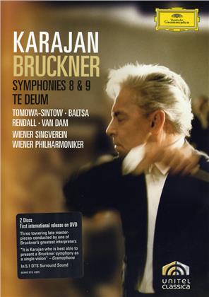 Wiener Philharmoniker, Herbert von Karajan, … - Bruckner - Symphonies Nos. 8 & 9 / Te Deum (Deutsche Grammophon, 2 DVDs)