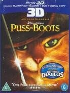 Puss in Boots (2011) (Blu-ray 3D (+2D) + DVD)