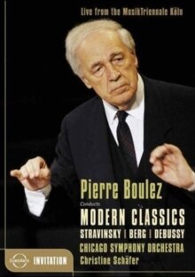 Chicago Symphony Orchestra, Pierre Boulez (*1925) & Christine Schäfer - Berg / Debussy / Stravinsky - Modern Classics (Euro Arts)