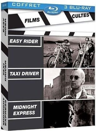 Easy Rider / Taxi Driver / Midnight Express (Films Cultes, 3 Blu-ray)