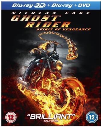 Ghost Rider 2 - Spirit of Vengeance (2012) (Blu-ray + Blu-ray 3D + DVD)