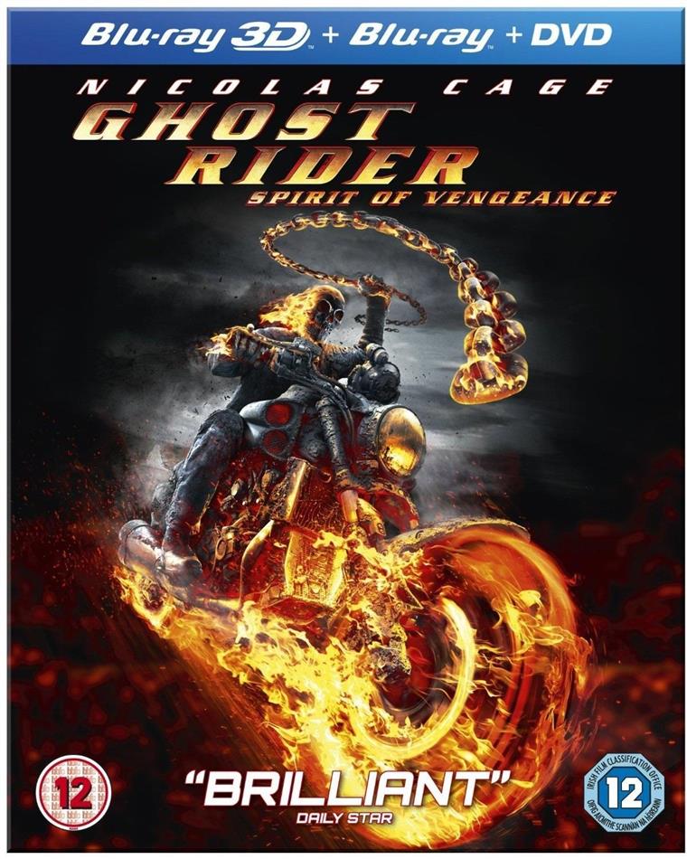 Ghost Rider 2 Spirit Of Vengeance 2012 Blu Ray Blu Ray 3d