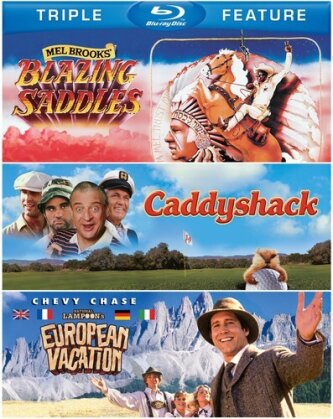 Blazing Saddles / Caddyshack / National Lampoon's European Vacation (3 Blu-rays)