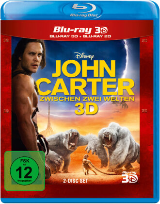 John Carter - Zwischen zwei Welten (2012) (Blu-ray 3D + Blu-ray)