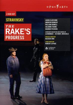 Symphony Orchestra of la Monnaie, Kazushi Ono & Andrew Kennedy - Stravinsky - The Rake's Progress (Opus Arte, 2 DVDs)