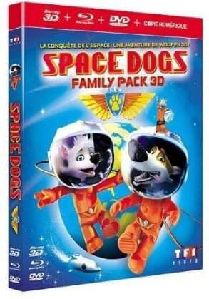 Space Dogs (2010) (Blu-ray 3D (+2D) + Blu-ray + DVD)