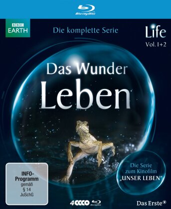 Das Wunder Leben - Die komplette Serie - Vol. 1 + 2 (BBC Earth, 4 Blu-rays)