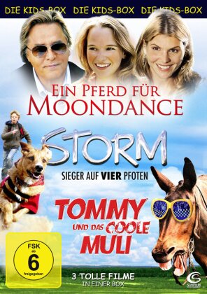 Kinderfilme Box 2 - Ein Pferd für Moondance/Storm/Tommy und das coole Muli (3 DVD)