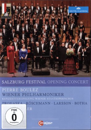 Wiener Philharmoniker, Pierre Boulez (*1925) & Anna Prohaska - Salzburg Festival Opening Concert 2011 (Salzburger Festspiele, C Major, Unitel Classica)