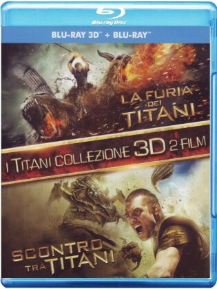 Scontro tra Titani 3D (2010) / La furia dei Titani (2012) - (2 Dischi Real 3D + 2 Dischi 2D) (2 Blu-ray 3D + 2 Blu-rays)