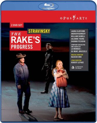 Symphony Orchestra of la Monnaie, Kazushi Ono & Andrew Kennedy - Stravinsky - The Rake's Progress (Opus Arte, 2 Blu-rays)