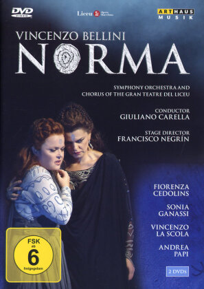 Orchestra of the Gran Teatre del Liceu, Giuliano Carella & Fiorenza Cedolins - Bellini - Norma (Arthaus Musik, 2 DVDs)
