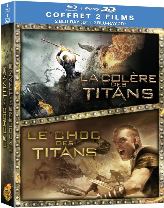 Le choc des Titans 3D (2010) / La colère des Titans 3D (2012) - (Real 3D & Version 2D / 4 Disques)