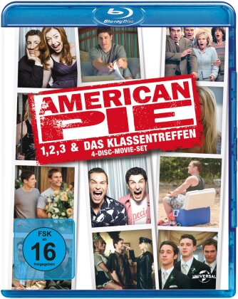 American Pie 1-3 & Das Klassentreffen (Édition Limitée, 4 Blu-ray)