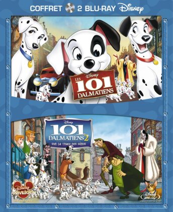 Les 101 dalmatiens 1 & 2 (2 Blu-rays)