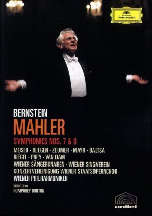 Wiener Philharmoniker, Leonard Bernstein (1918-1990) & Edda Moser - Mahler - Symphonies Nos. 7 & 8 (Deutsche Grammophon, 2 DVDs)